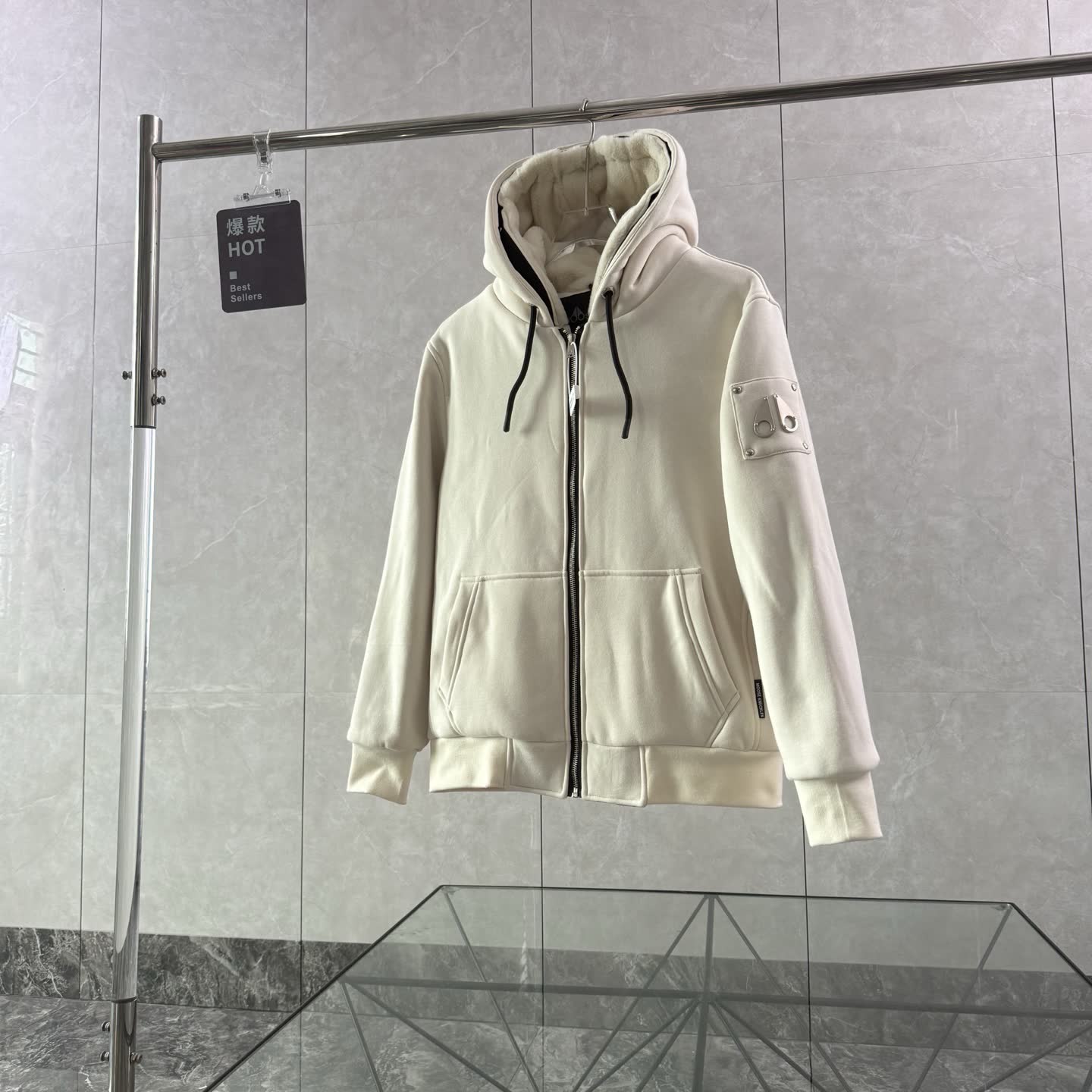 Moose Knuckles Hooded Zip Jacket
